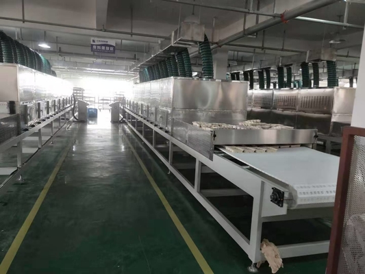 30-50KW Προσαρμοσμένο εξοπλισμό στεγνώσεως κενού μικροκυμάτων Δυνατότητα 1-10T/H