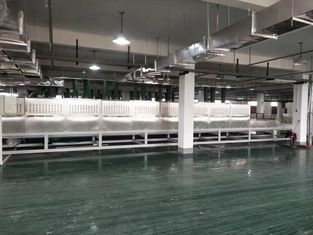 Βιομηχανική μηχανή στεγνωτήρα μικροκυμάτων 380V 10m/min για κουτί ή κουτί μεσημεριανού φαγητού