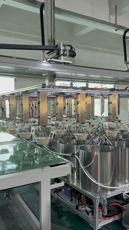 High-Speed Automatic Rotary Coating Line for Pulp Molded Food Packaging Interior Coatings