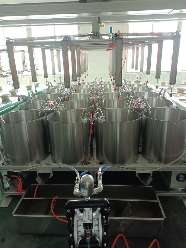 Εσωτερική γραμμή επικαλύψεως σπιν για προϊόντα πολτού - πλήρως αυτόματη μηχανή επικαλύψεως ακριβείας