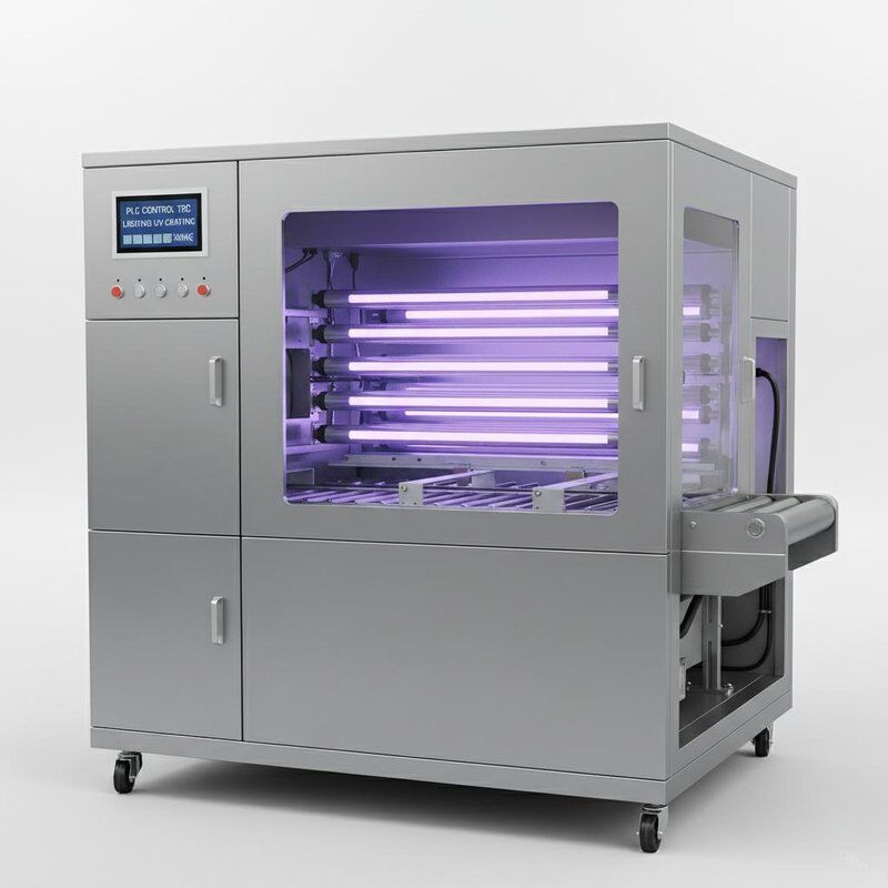 Ελεγχόμενο από PLC Tec Lighting UV Coating Machine 380VAC