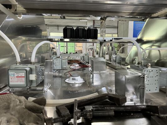 Water Based Paint Microwave Drying Production Line Servo Motor