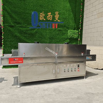 In-Line UV-C Tunnel for High-Speed Sterilization of Transparent Food Packaging