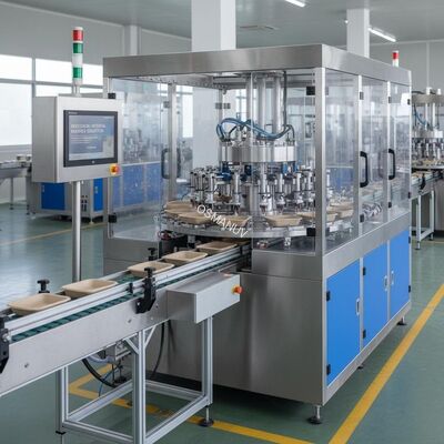 High-Speed Automatic Rotary Coating Line for Pulp Molded Food Packaging - Precision Internal Barrier Solution