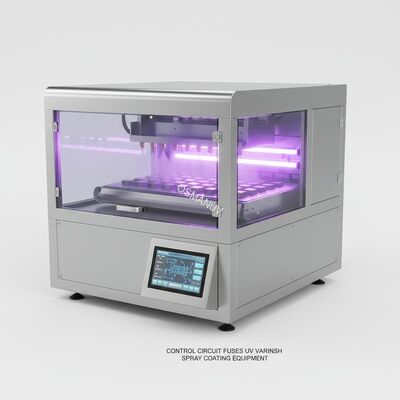 Control Circuit Fuses UV Varnish Machine / Spray Coating Equipment