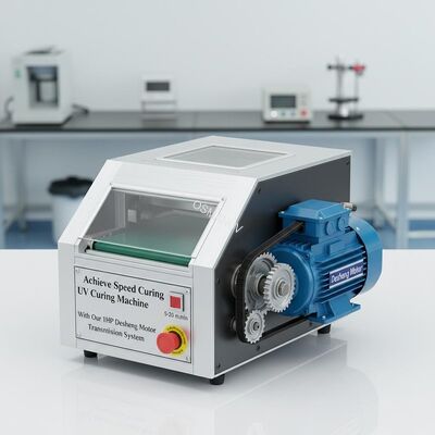 Achieve Speed Curing UV Curing Machine With Our 1HP Desheng Motor Transmission System 5-20m/min Speed
