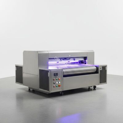 18KW 1.5mm Thick Uv Floor Curing Machine With  Mesh Belt