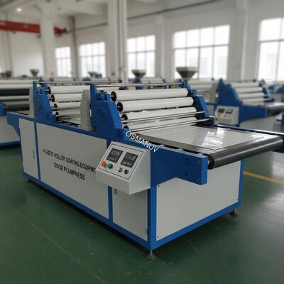 220V 2m/Min Plastic Roller Coating Equipment With Good Plumpness