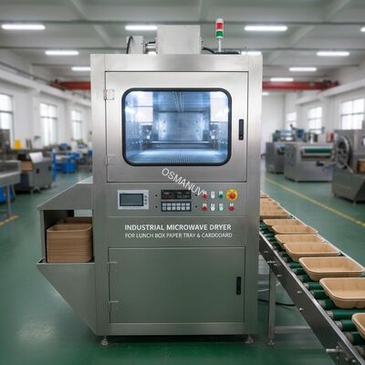 Industrial Microwave Dryer For Lunch Box Paper Tray Card board