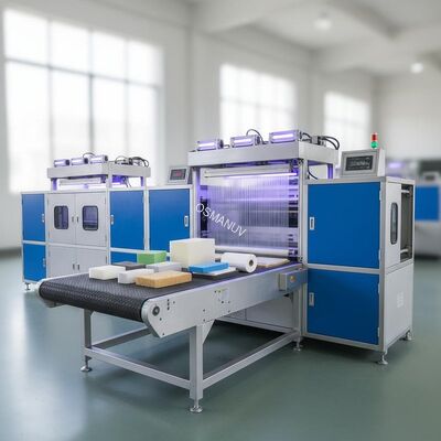 50m/Min 920mm Width UV Curtain Coater For Shoe Material Sponge EVA PE