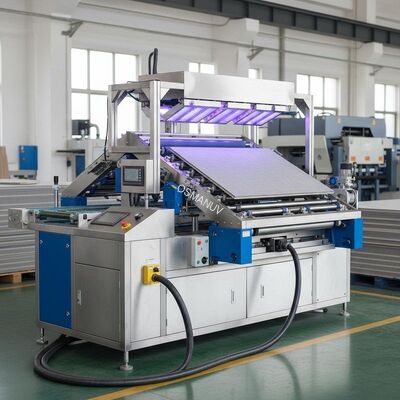 UV Coating Machine 90deg Rotating Electric For cement Fiberboard