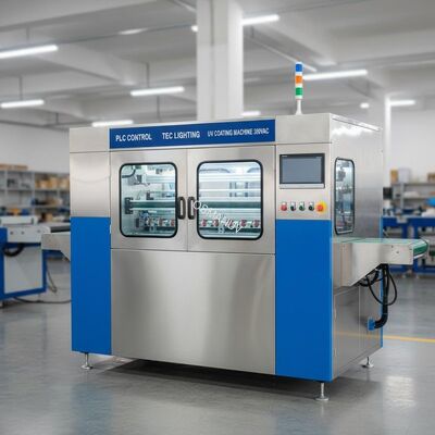 PLC Control Tec Lighting UV Coating Machine 380VAC