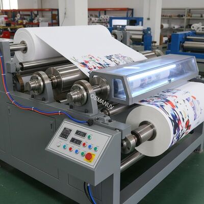 410V Roll To Roll Heat Press Machine , UV Rotary Heat Press Sublimation