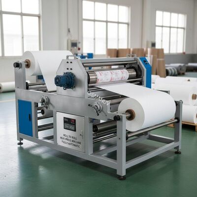 Roll To Roll Heat Press Machine Fully Automatic 50HZ 3m/Min Rotary
