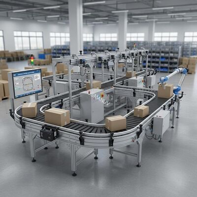High Speed Versatile Belt Conveyor System With Automatic Operation