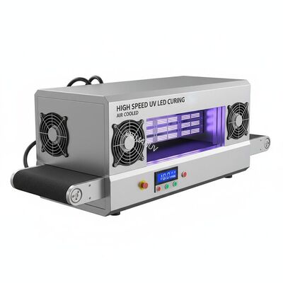 High Speed 1-10m/Min Ultraviolet LED Curing Machine With Air Cooling