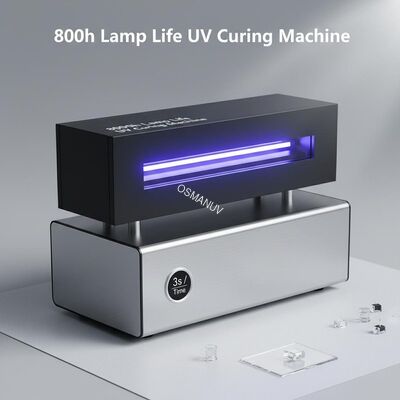 8000h Lamp Life UV Curing Machine With Stainless Steel Power Supply 1s / Time
