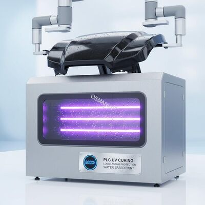 PLC UV Curing Machine Long Lasting Protection Water Based Paint With Lamp Life 8000h