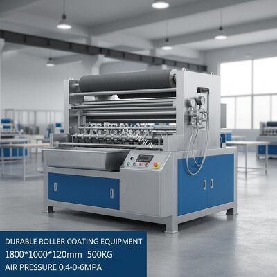 Durable Roller Coating Equipment 1800*1000*1200mm 500kg with Air Pressure 0.4-0.6Mpa