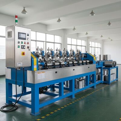 220V/50Hz Power Supply Conveyor Roller Manufacturing Machine 500kg Load Capacity