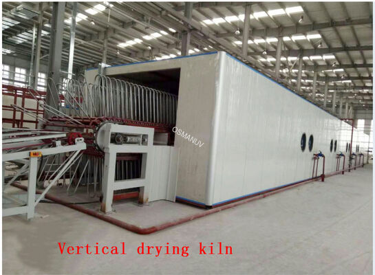 Virtical Drying Kiln natural gas Max 80 Degrees 2500mm for plate Furniture Board