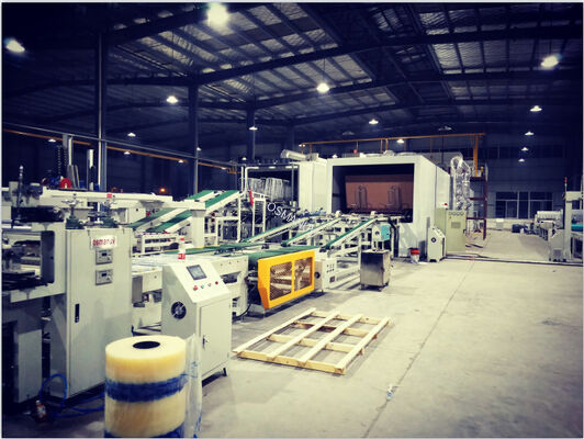 UV Coating Machine 90deg Rotating Electric For cement Fiberboard
