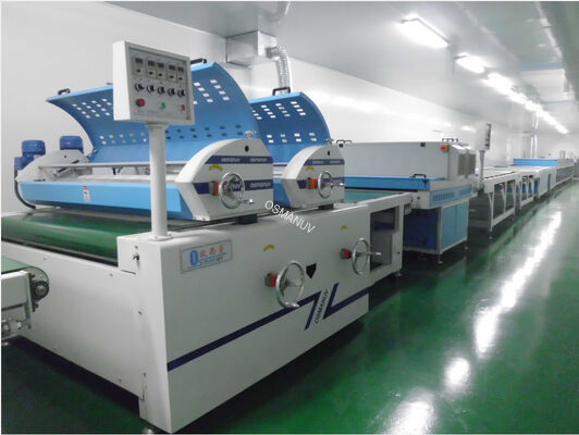 Varnish Coating Uv Painting Machine 2.5m PVC Conveyor