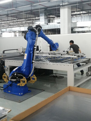 UV Spray Coating Automatic Blanking Machine With Conveyor Systems Length 1800mm