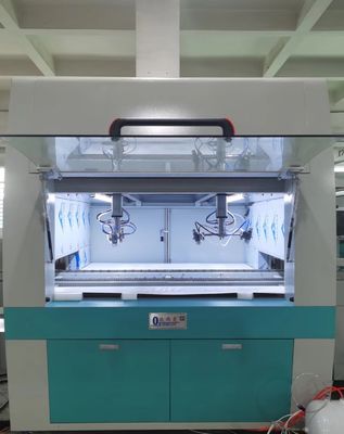 1100mm * 410mm * 1100mm αυτόματη μηχανή επικάλυψης ψεκασμού με διάμετρο 1,0-1,5mm ψεκασμού