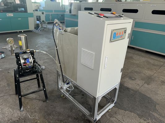 Μονόσταθμη περιστροφική επικάλυψη για δοχεία τροφίμων από χαρτοπολτούμη που έχουν τοποθετηθεί σε καλούπι ∆ιαχείριση πάγκου με προσαρμόσιμα εξαρτήματα για Ε&Α και παραγωγή μικρών παρτίδων