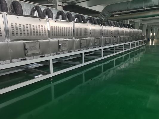 ISO9001 Εξοπλισμός ξήρανσης μικροκυμάτων 35kVA Βιομηχανικός στεγνωτής μικροκυμάτων