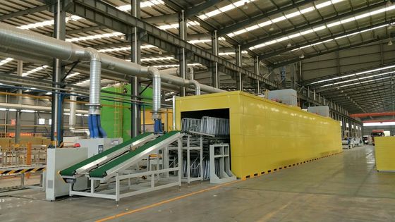 Ψηλή ξήρανση Φούρνος φυσικό αέριο Max 80 βαθμούς 2500mm για πλάκα
